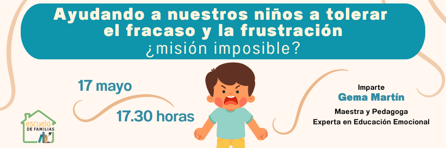 Escuela de Familias organiza el taller "Ayudando a nuestros niños a tolerar el fracaso y la frustración: ¿misión imposible?"